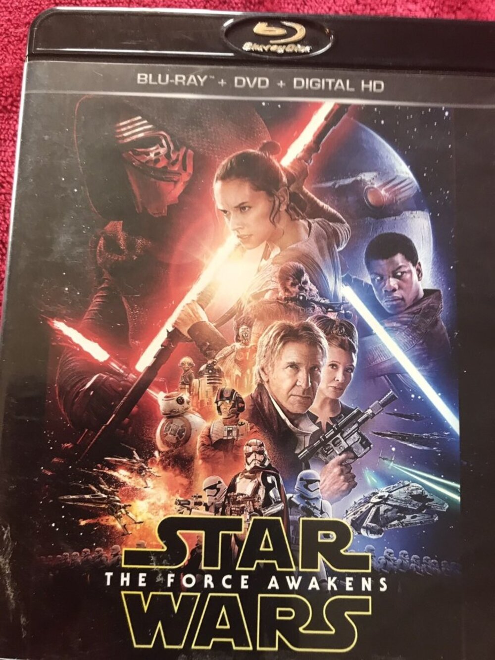 Star Wars Episode VII:The Force Awakens Blu-ray 2 Disc Only